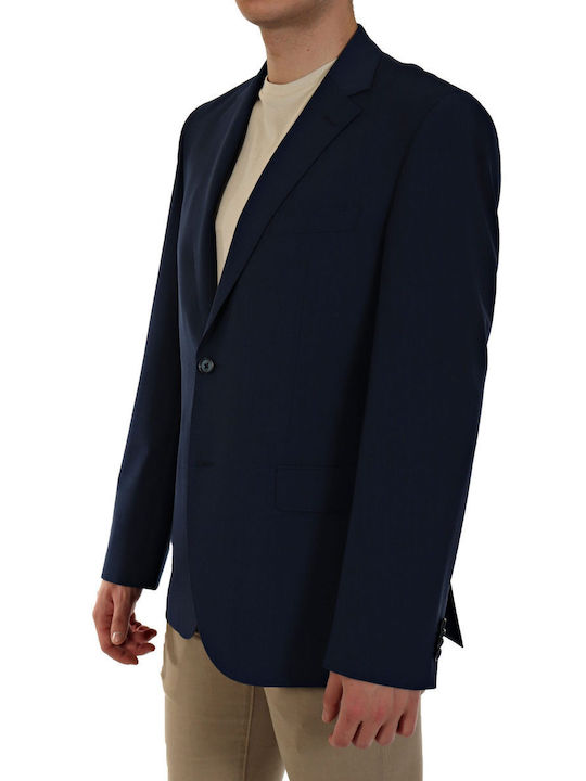 Hugo Boss Men's Suit Jacket Regular Fit Blue