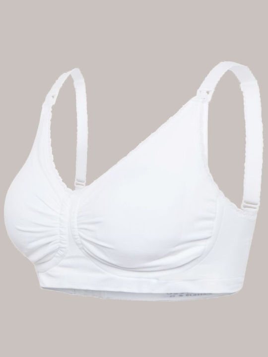Sutien de alăptare căptușit Carrigel Cariwell Gel cu sârmă, alb, mărime XXL