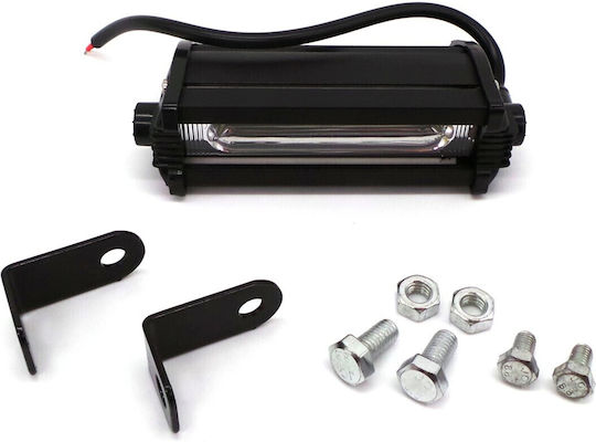 Rechteckς Scheinwerfer Auto LED 12 / 24V 10.16cm mit Rot Beleuchtung 1Stück