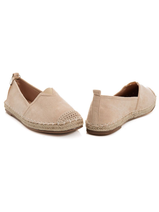 Pentavras Women's Fabric Espadrilles Beige