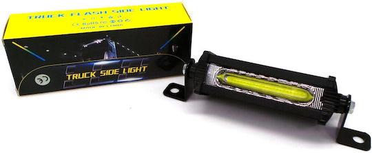 Rechteckς Scheinwerfer Auto LED 12 / 24V 10.16cm mit Rot Beleuchtung 1Stück
