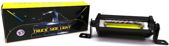 Rechteckς Scheinwerfer Auto LED 12 / 24V 10.16cm mit Rot Beleuchtung 1Stück