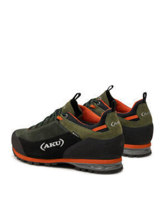 Aku Men's Waterproof Hiking Shoes with Gore-Tex Membrane Green 378/Green/Orange
