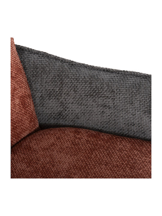 REX Dining Room Fabric Armchair Ceramides 53x60x93cm 2pcs