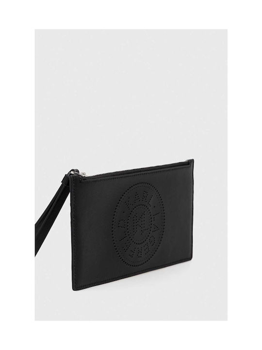 Karl Lagerfeld Large Leather Women's Wallet Black