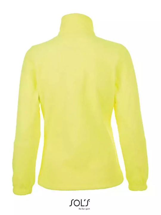 Sol's Short Women's Cardigan with Zipper Lime