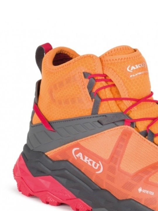 Aku Flyrock Pantofi De Drumeție Pentru Bărbați Cu Membrana Gore-Tex Portocalii
