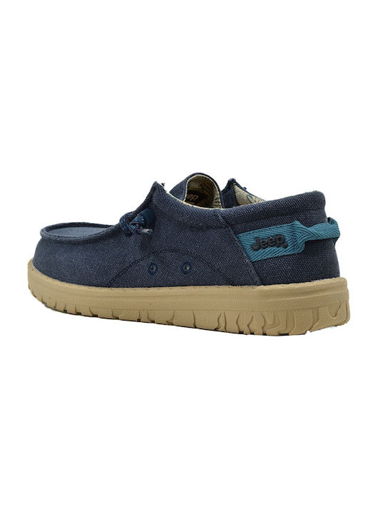 Jeep Footwear Herren Mokassins in Blau Farbe