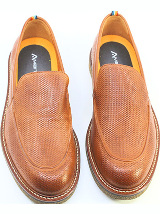 Mocasini barbati in Tabac maro Culori