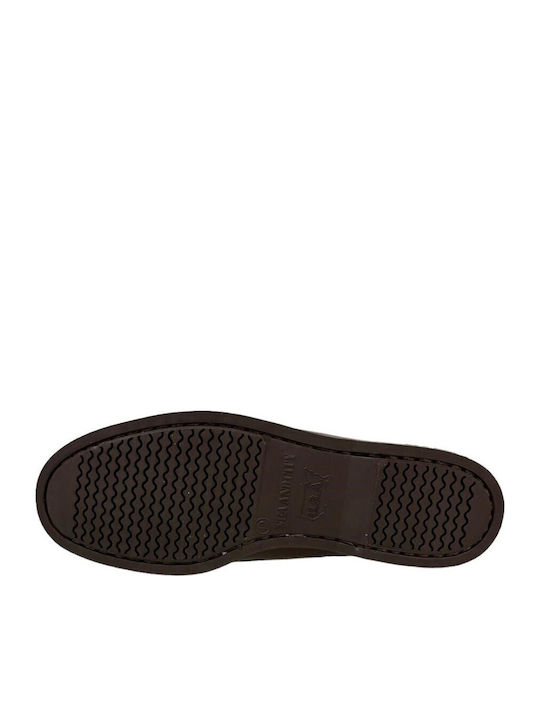 Δερμάτινα Ανδρικά Boat Shoes σε Μπλε Χρώμα