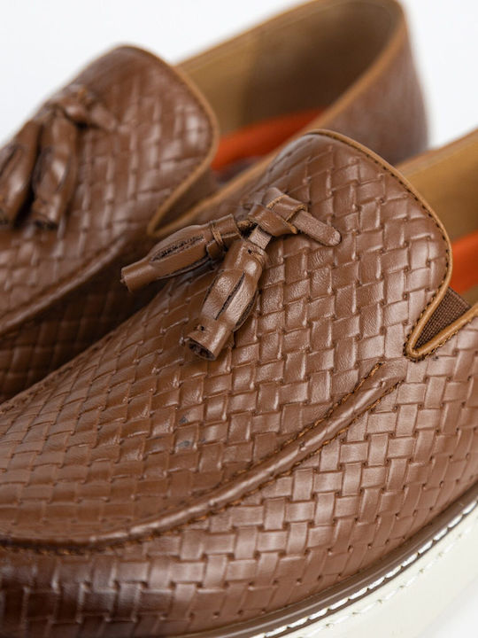 Men's Leather Moccasins Brown