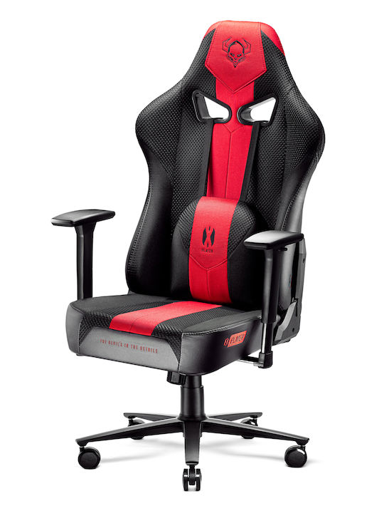Diablo X-Player 2.0 Textile King Artificial Leather Gaming Chair with Adjustable Arms Crimson / Anthracite
