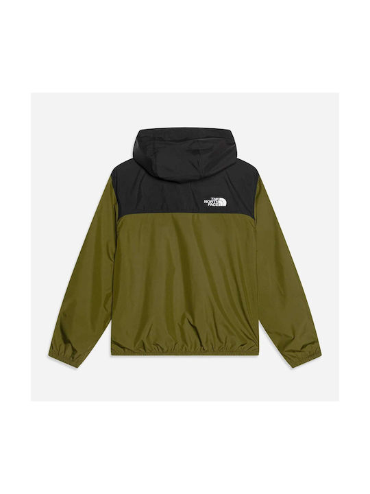 The North Face Jachetă casual pentru copii cu glugă Green