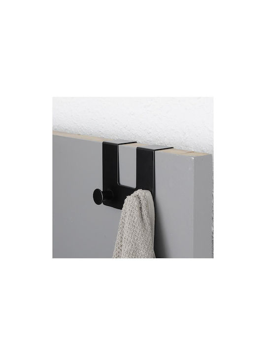 Door Hook 2 Slots Metallic 12.5x7.2x7.2cm