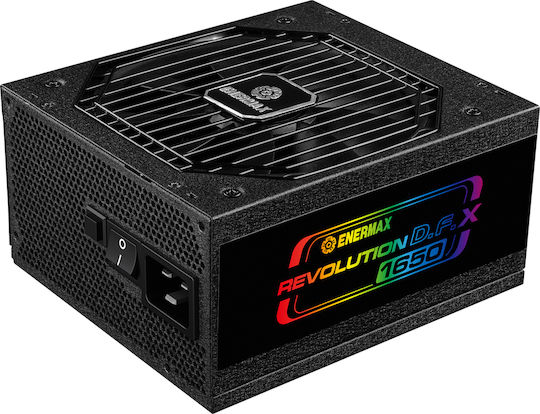 Enermax Revolution D.F. X 1650W Μαύρο Τροφοδοτικό Υπολογιστή Full Modular 80 Plus Gold