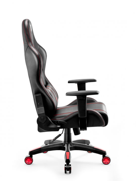 Diablo X-One 2.0 Normal Size Καρέκλα Gaming Δερματίνης με Ρυθμιζόμενα Μπράτσα Black / Red
