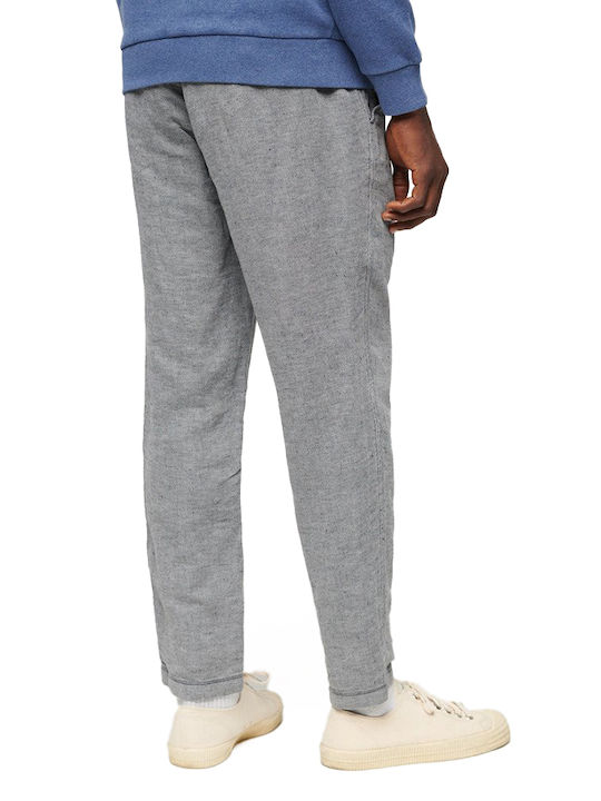 Superdry Drawstring Pantalon Bărbătesc cu Croială Largă Grey