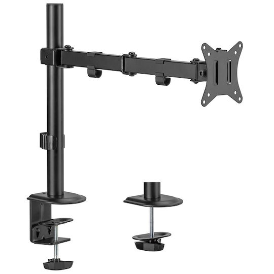 Maclean Energy Stand Desk Mounted Monitor up to 17" with Arm (MC-753N)