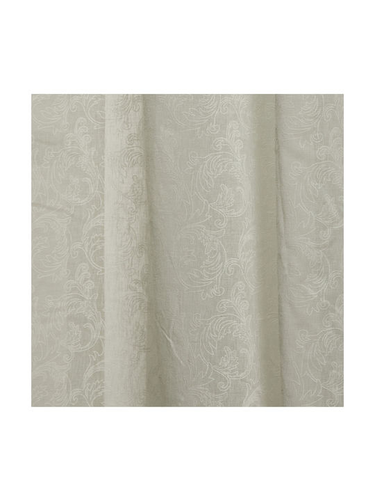 Whitegg Perdea Cu Capse K0156 Albă 270x280cm