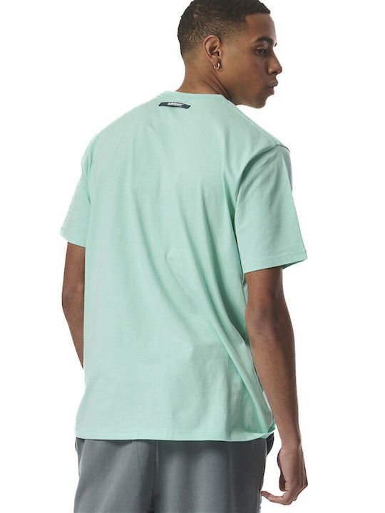 Body Action Men's Short Sleeve T-shirt Glass Green