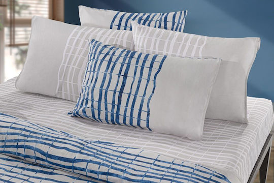 Guy Laroche Sheet Sets King Size 270x265cm. Azzam Denim 4pcs