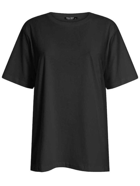 Γυναικείο T-shirt Μαύρο