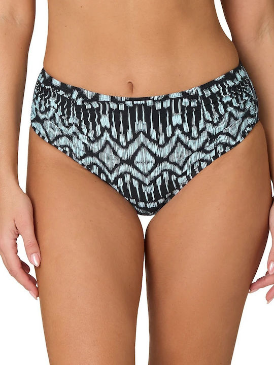 Nip Tuck Women's Colorful Swim Brief Esperance Black Brigette