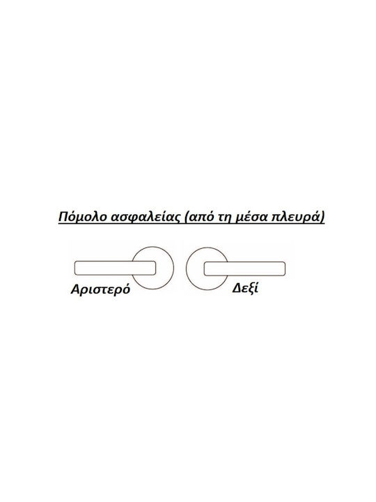 Σετ Πόμολα Θωρακισμένης Πόρτας Best Sd3 Νίκελ Αντικέ Χρυσό Μαύρο Ματ Μαύρο Ματ Απόσταση Κέντρων D Μήκος Λαβής L 360/500mm Best Κράμα Ψευδαργύρου