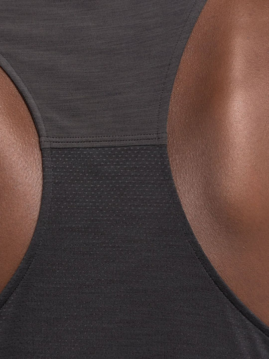 Damen Sport Bluse Ärmellos Schwarz