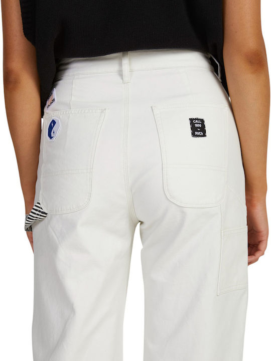 Women's Fabric Trousers White