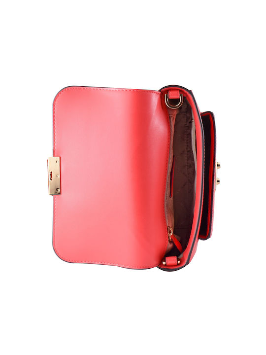 Michael Kors Leather Women's Bag Shoulder Red