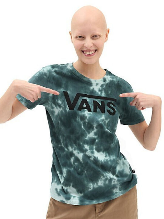 Vans Γυναικείο T-shirt Πράσινο με Στάμπα