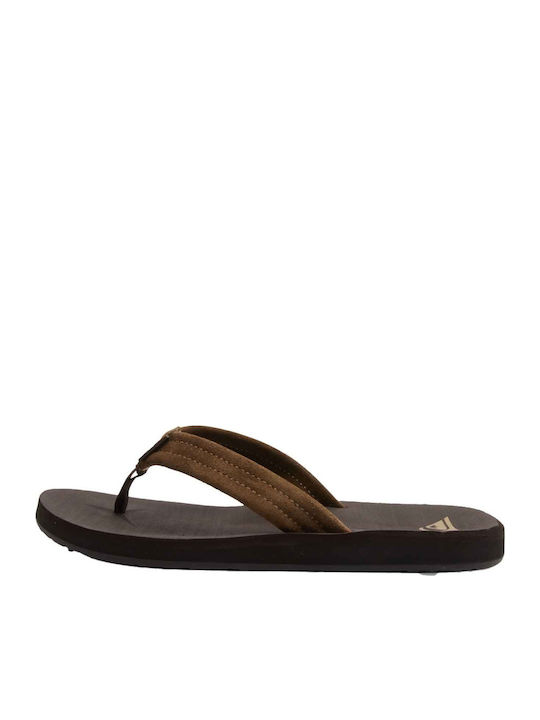 Carver Men's Flip Flops Brown