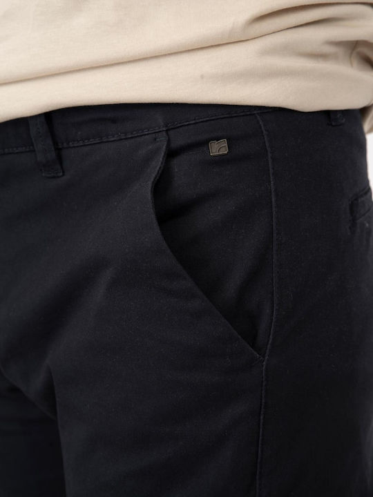Trousers Chino Elastic in Slim Fit Navy