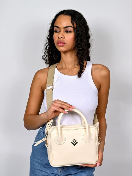 Lovely Handmade Asti Leather Women's Bag Hand Beige