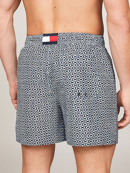 Tommy Hilfiger Herren Badebekleidung Shorts Blue mit Mustern