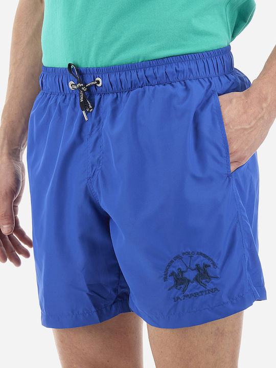 La Martina Herren Badehose Blue