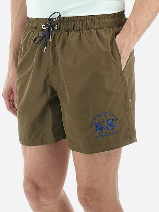 La Martina Herren Badebekleidung Shorts Olive