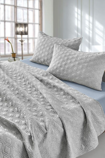 Guy Laroche Tempest Σετ King Size Grey 250x240cm 2τμχ