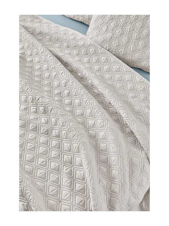 Guy Laroche Tempest Module Cuvertură Extra-dublu Microfibra Natural 250x240cm 2buc