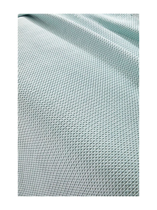 Guy Laroche Idol Σετ Κουβερλί Υπέρδιπλο Microfiber Mint 220x240cm 2τμχ