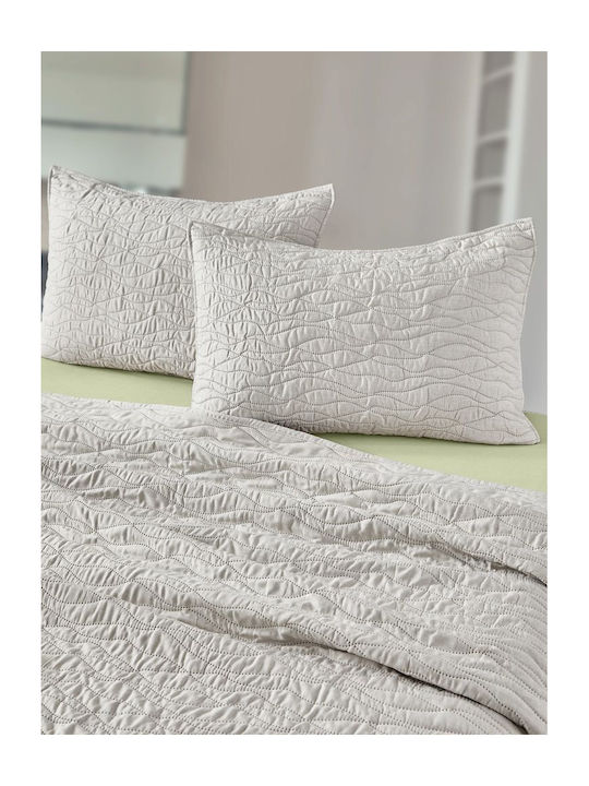 Guy Laroche Shadow Module Cuvertură Single Microfibra Natural 160x220cm 2buc