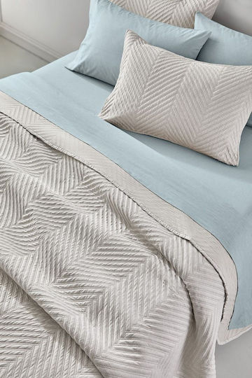 Guy Laroche Bone Module Cuvertură Extra-dublu Microfibra Natural 220x240cm 2buc