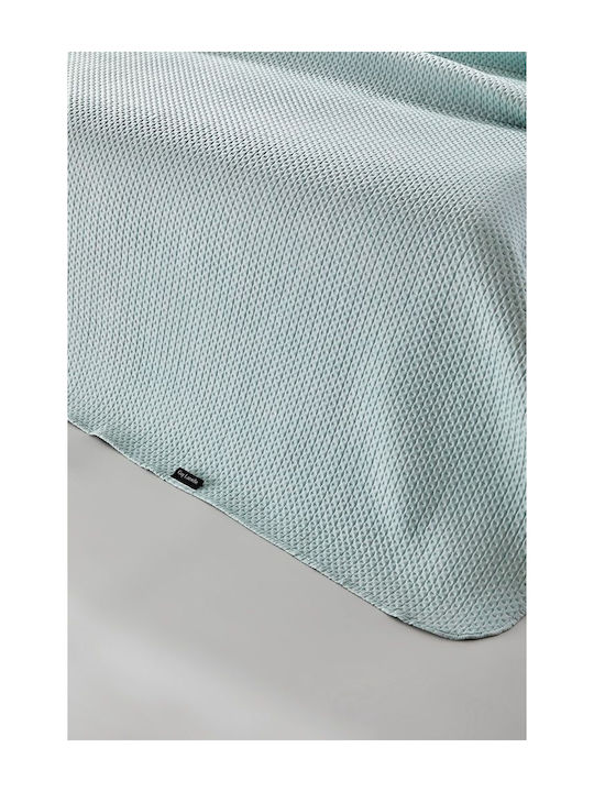 Guy Laroche Idol Σετ Κουβερλί Υπέρδιπλο Microfiber Mint 220x240cm 2τμχ
