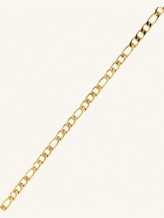 StanStefan Bracelet Anklet Chain made of Steel Gold Plated