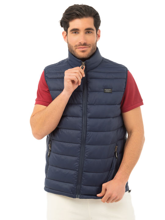 Αμάνικο Μπουφάν Puffer Navy Μπλε