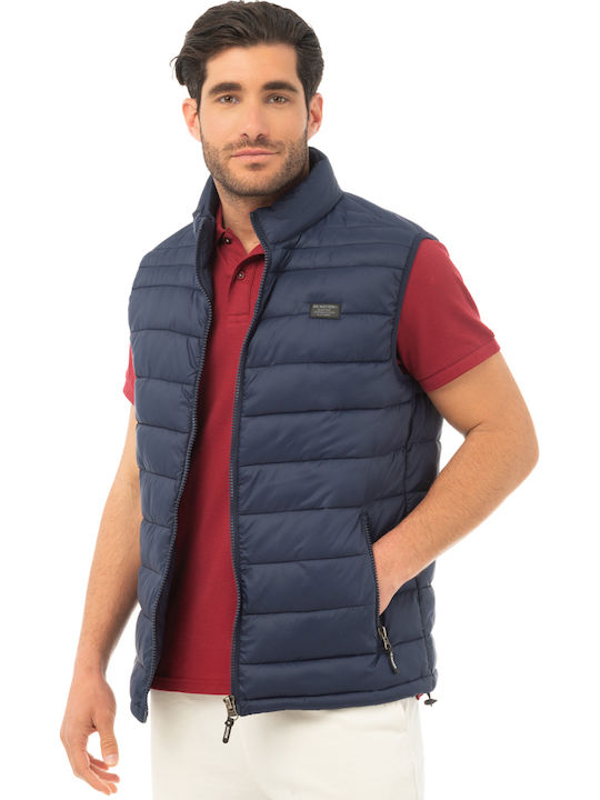 Αμάνικο Μπουφάν Puffer Navy Μπλε