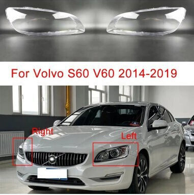 Volvo Κρύσταλλο Φαναριού για Volvo S60 / V60 2τμχ