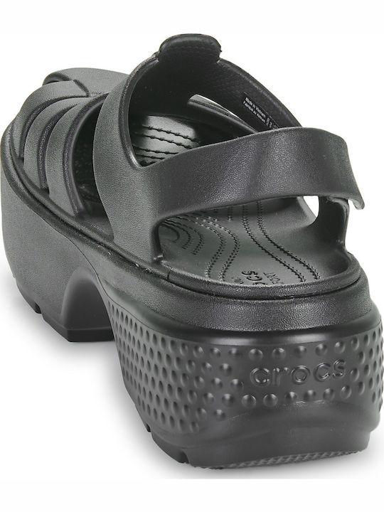 Stomp Fisherman Women's Flat Sandals in Black Color