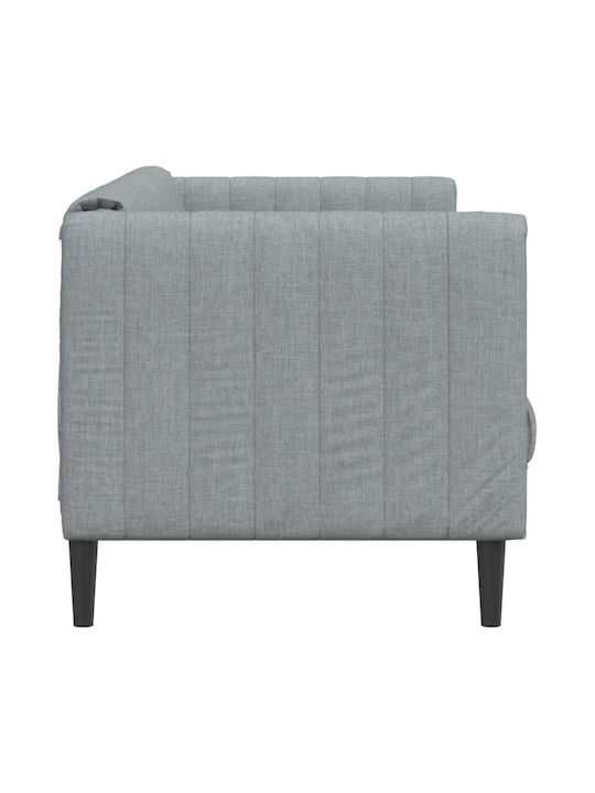 Διθέσιος Καναπές Ανοιχτό Γκρι 176x76.5x74.5εκ. 372604